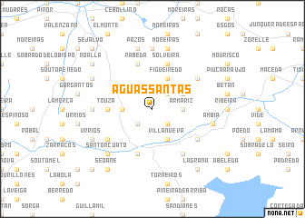 map of Aguas Santas