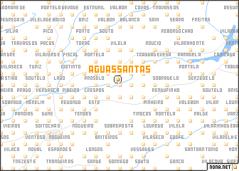 map of Águas Santas