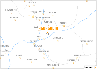 map of Agua Sucia
