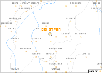 map of Aguateno