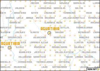 map of Agua Tibia