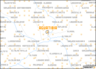 map of Agua Tibia