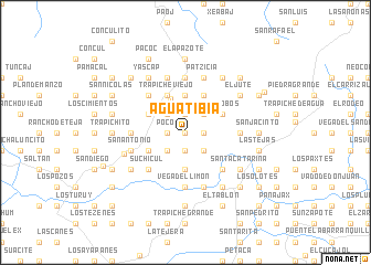 map of Agua Tibia