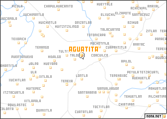 map of Aguatita