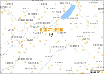 map of Agua Turbia