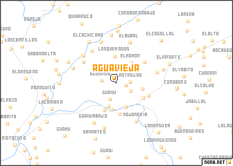 map of Agua Vieja