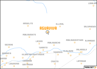 map of Agua Viva