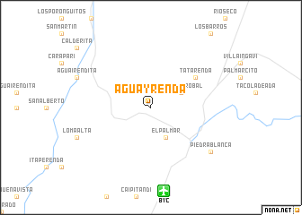 map of Aguayrenda