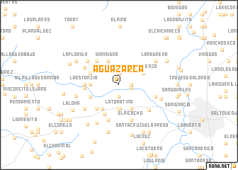 map of Agua Zarca