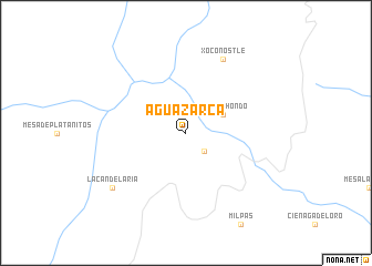 map of Agua Zarca