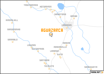 map of Agua Zarca