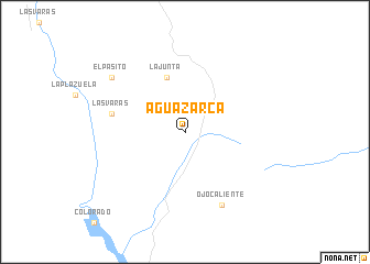 map of Agua Zarca