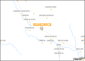 map of Agua Zarca