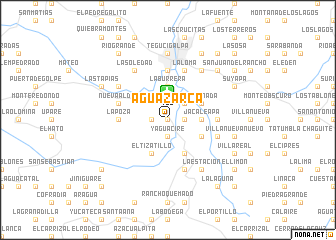 map of Agua Zarca