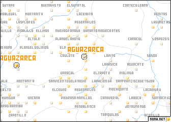 map of Agua Zarca