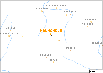 map of Agua Zarca