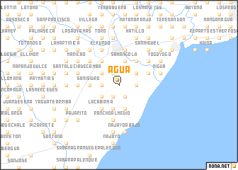 map of Agua