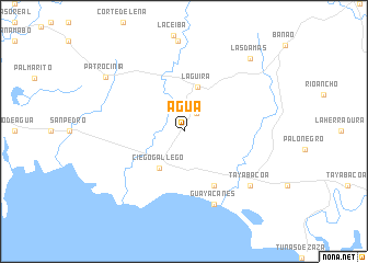 map of Agua