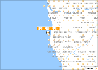map of Aguçadoura
