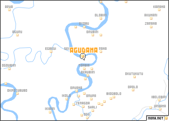 map of Agudama