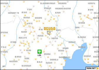 map of Aguda