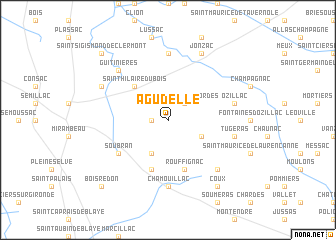 map of Agudelle