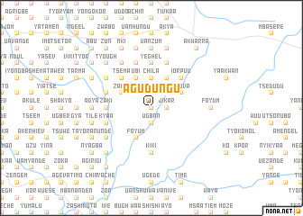 map of Agudungu