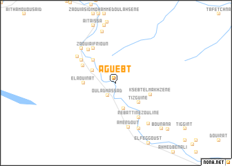 map of Aguebt