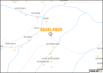 map of Aguelmous