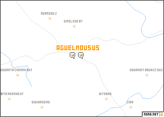 map of Aguelmous
