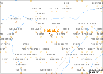 map of Aguelz