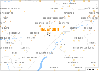 map of Aguemoun
