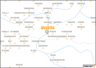 map of Aguend