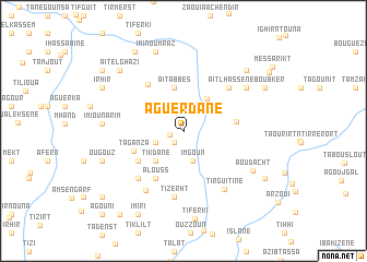 map of Aguerdane