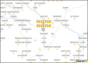 map of Aguerda