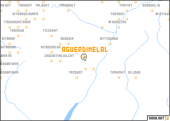 map of Aguerd Imelal