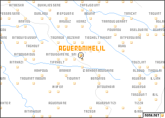 map of Aguerd nʼ Imelil