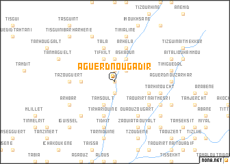 map of Aguerd nʼ Ougadir