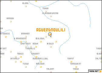 map of Aguerd nʼ Oulili