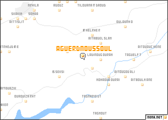 map of Aguerd nʼOussoul