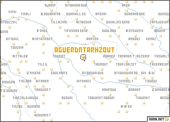 map of Aguerd nʼ Tarhzout