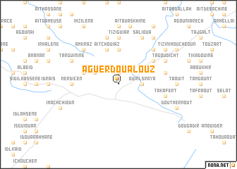 map of Aguerd Oualouz