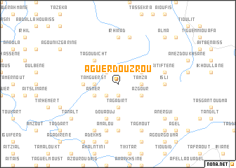 map of Aguerd Ouzrou