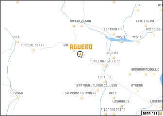 map of Agüero