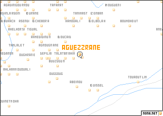 map of Aguezzrane