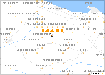 map of Agugliano