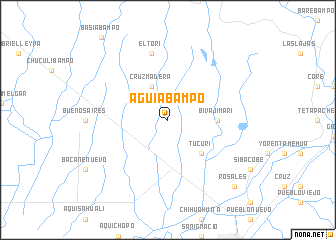 map of Aguiabampo