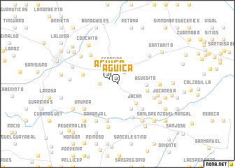 map of Agüica