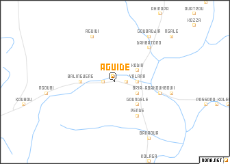 map of Aguidé