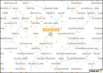 map of Aguieira